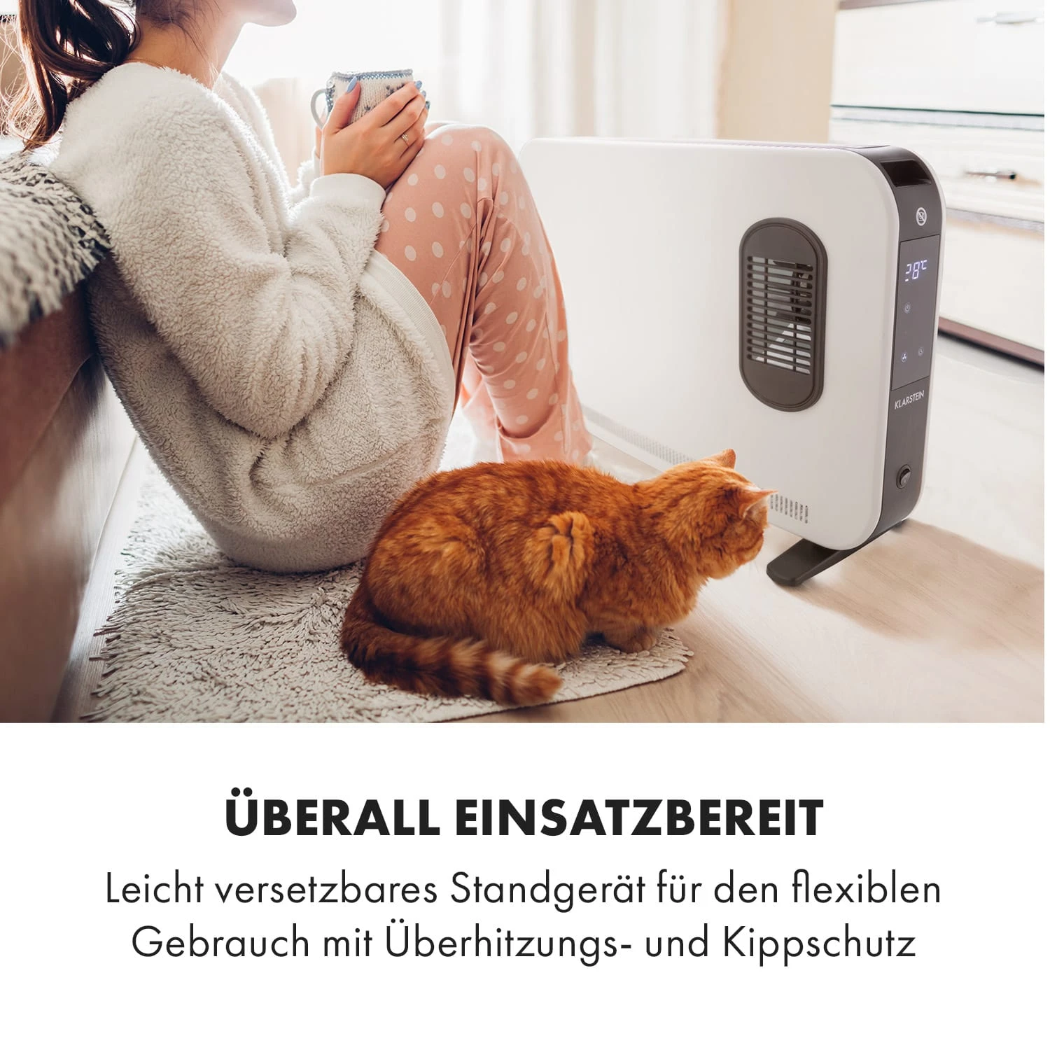 Baltrum Flow Elektroheizung Konvektor 2000 W Standgerät Baltrum Flow Elektroheizung Konvektor 2000 W Standgerät -Klarstein Verkaufs 10035034 de 0007 logo