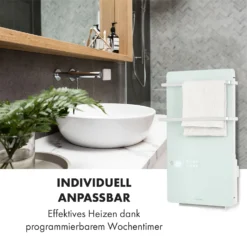 Hot Spot Crystal Flow Badheizer 45x82cm 36m² 2000W 5-40°C LED -Klarstein Verkaufs 10035035 de 0007 logo