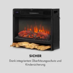Vulsini Elektro-Kamin 1900 W LED-Technik Fernbedienung -Klarstein Verkaufs 10035037 de 0008 logo