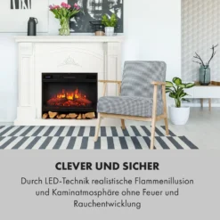 Vulsini Dawn Elektrokamin 1900 W LED-Technik Fernbedienung 1 Vulsini Dawn Elektrokamin 1900 W LED-Technik Fernbedienung -Klarstein Verkaufs 10035038 de 0002 logo