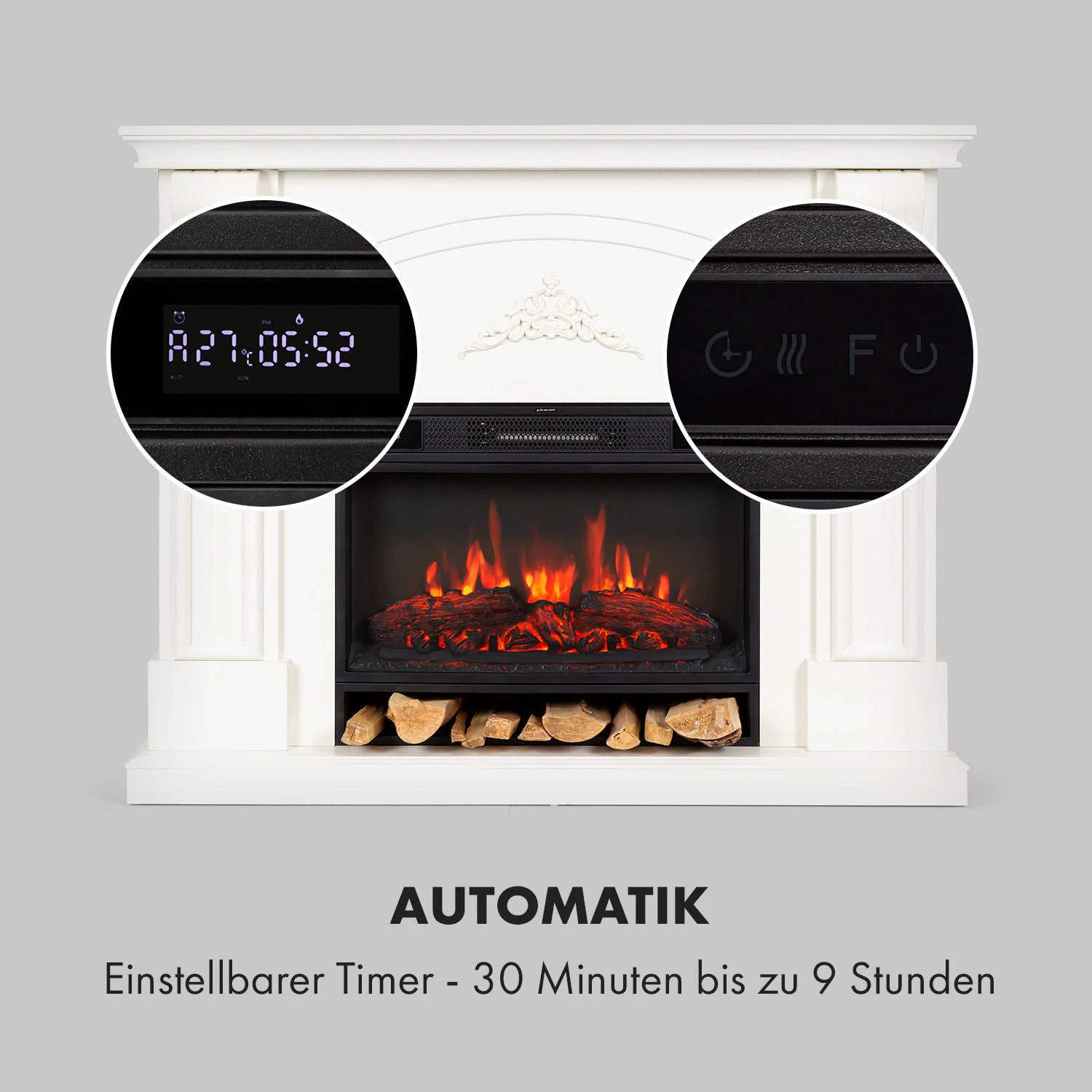 Vulsini Dawn Elektrokamin 1900 W LED-Technik Fernbedienung Vulsini Dawn Elektrokamin 1900 W LED-Technik Fernbedienung -Klarstein Verkaufs 10035038 de 0003 logo