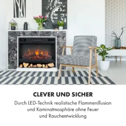 Vulsini Nightfall Elektrokamin 1900 W LED-Technik Fernbedienung 1 Vulsini Nightfall Elektrokamin 1900 W LED-Technik Fernbedienung -Klarstein Verkaufs 10035039 de 0002 logo
