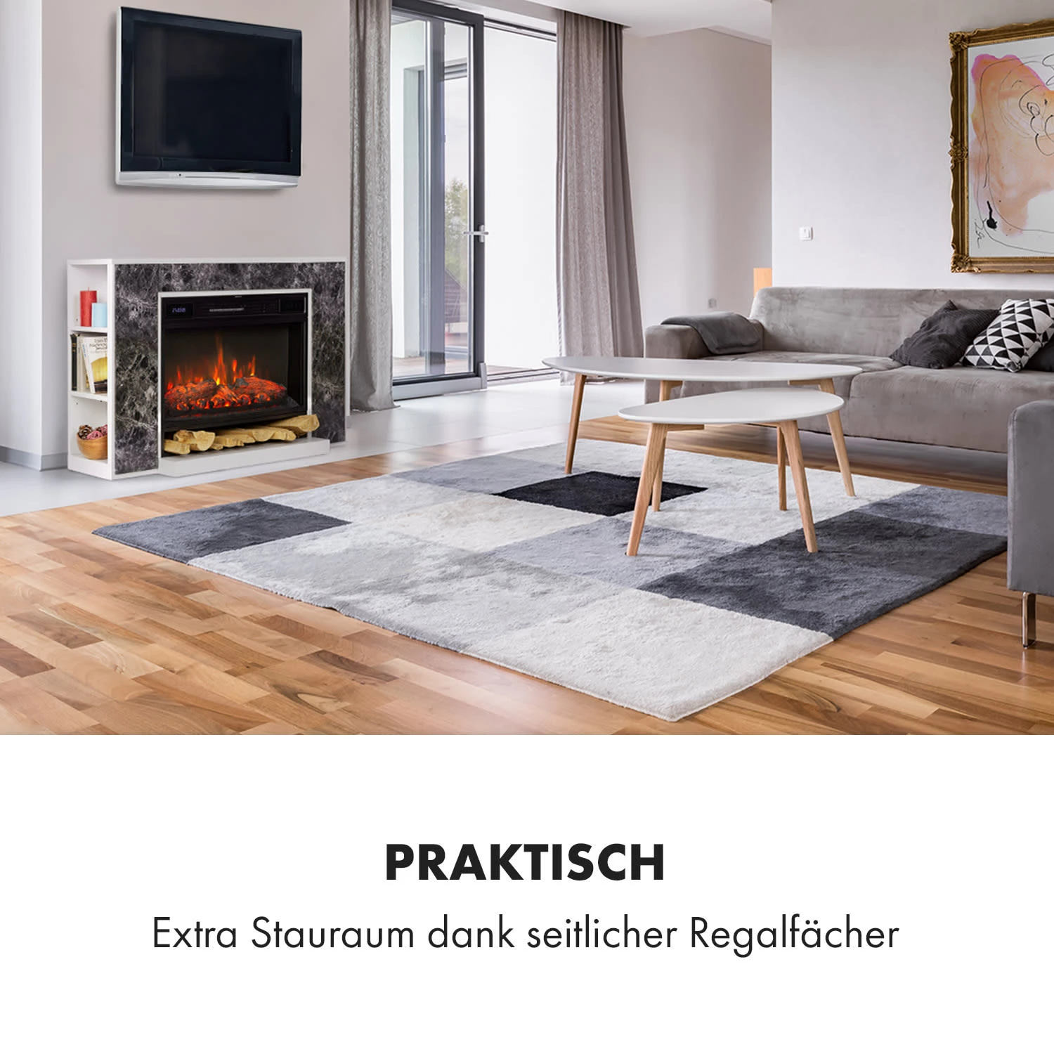 Vulsini Nightfall Elektrokamin 1900 W LED-Technik Fernbedienung Vulsini Nightfall Elektrokamin 1900 W LED-Technik Fernbedienung -Klarstein Verkaufs 10035039 de 0004 logo