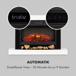 Vulsini Hideaway Elektrokamin 1900 W LED-Technik Fernbedienung -Klarstein Verkaufs 10035040 de 0003 logo