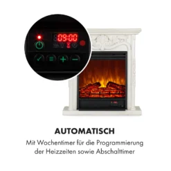 Etna Pozzolana Elektrokamin 1800W Wochentimer Fernbedienung -Klarstein Verkaufs 10035041 de 0005 logo