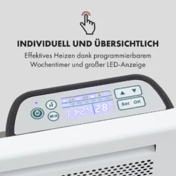 Klarstein Hot Spot Slimcurve Double Wave 2-in-1 Heizgerät 1000W Wochentimer Weiß 3 Klarstein Hot Spot Slimcurve Double Wave 2-in-1 Heizgerät 1000W Wochentimer Weiß -Klarstein Verkaufs 10035059 de 0004 logo