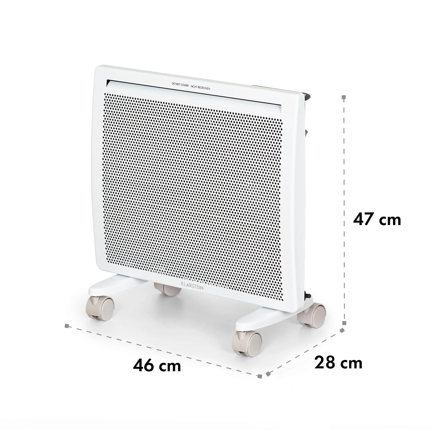 Klarstein Hot Spot Slimcurve Double Wave 2-in-1 Heizgerät 1000W Wochentimer weiß Klarstein Hot Spot Slimcurve Double Wave 2-in-1 Heizgerät 1000W Wochentimer Weiß -Klarstein Verkaufs 10035059 yy 0008 logo