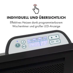 Hot Spot Slimcurve Double Wave 2-in-1 Heizgerät 1000W Wochentimer Stahlblech -Klarstein Verkaufs 10035060 de 0004 logo