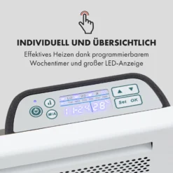 Hot Spot Slimcurve Double Wave 2-in-1 Heizgerät 2000W Wochentimer -Klarstein Verkaufs 10035061 de 0004 logo