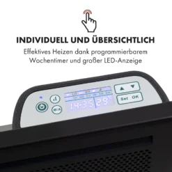 Hot Spot Slimcurve Double Wave 2-in-1 Heizgerät 2000W Wochentimer Stahlblech -Klarstein Verkaufs 10035062 de 0004 logo