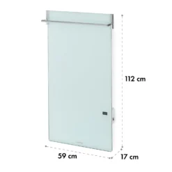 Hot Spot Crystal Spotless Smart Infrarotheizung 59x112cm 750W App-Steuerung -Klarstein Verkaufs 10035064 yy 0009 logo Klarstein HotSpotCrystal Spotless Smart IRHeizungW
