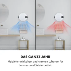 Hot Spot Pebble Heizlüfter 2000W Handtuchtrockner Timer Fernbedienung -Klarstein Verkaufs 10035077 de 0004 logo