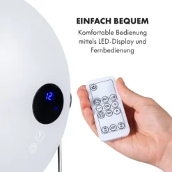 Hot Spot Pebble Heizlüfter 2000W Handtuchtrockner Timer Fernbedienung -Klarstein Verkaufs 10035077 de 0005 logo