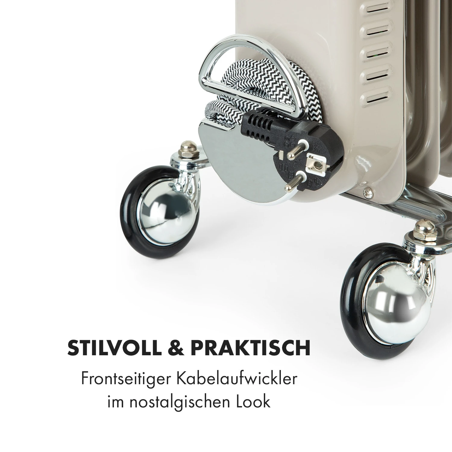 Thermaxx Retroheat Ölradiator 2000W Bodenrollen Thermaxx Retroheat Ölradiator 2000W Bodenrollen -Klarstein Verkaufs 10035080 de 0007 logo