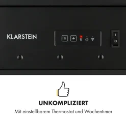 Bormio S Smart Elektrokamin 950/1900W Thermostat Wochentimer -Klarstein Verkaufs 10035088 de 0006 logo