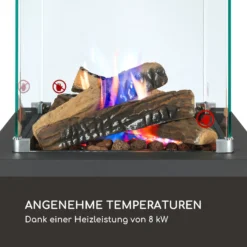 Flagranti Crystal View Gasheizstrahler 8kW Edelstahl 2 Flagranti Crystal View Gasheizstrahler 8kW Edelstahl -Klarstein Verkaufs 10035094 de 0003 logo