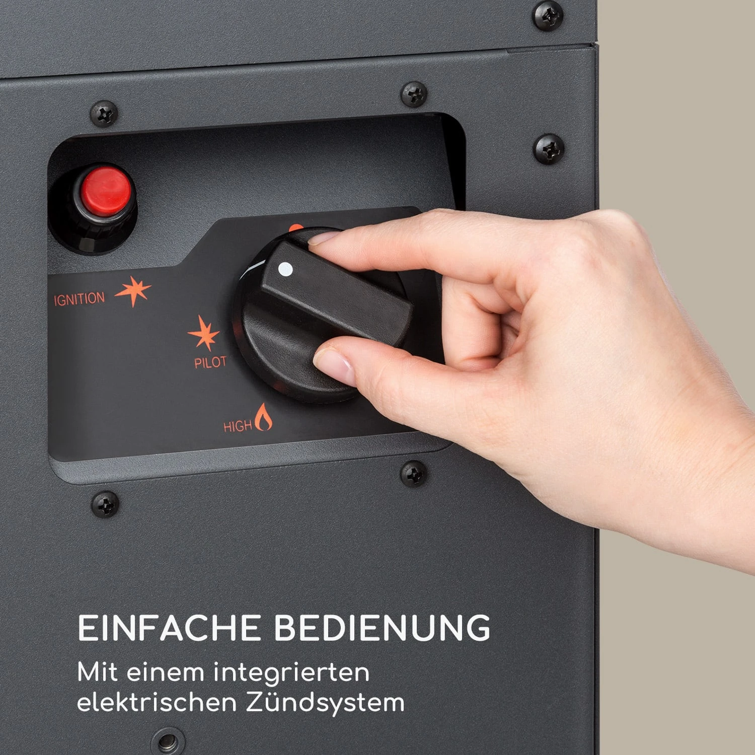 Flagranti Crystal View Gasheizstrahler 8kW Edelstahl Flagranti Crystal View Gasheizstrahler 8kW Edelstahl -Klarstein Verkaufs 10035094 de 0004 logo