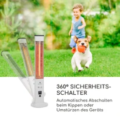Heat Guru Plus Outdoor Heizstrahler 1200W 3 Heizstufen Fernbedienung -Klarstein Verkaufs 10035096 de 0005 logo