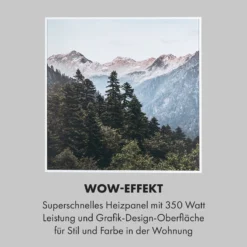 Wonderwall Air Art Smart Infrarotheizung 60x60cm 350W Wandinstallation App-Steuerung Berge 4 Wonderwall Air Art Smart Infrarotheizung 60x60cm 350W Wandinstallation App-Steuerung Berge -Klarstein Verkaufs 10035113 de 0005 logo
