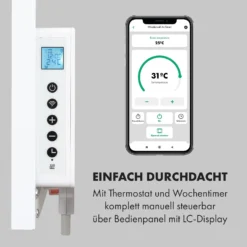 Wonderwall Air Art Smart Infrarotheizung 60x60cm 350W Wandinstallation App-Steuerung Berge 6 Wonderwall Air Art Smart Infrarotheizung 60x60cm 350W Wandinstallation App-Steuerung Berge -Klarstein Verkaufs 10035113 de 0007 logo