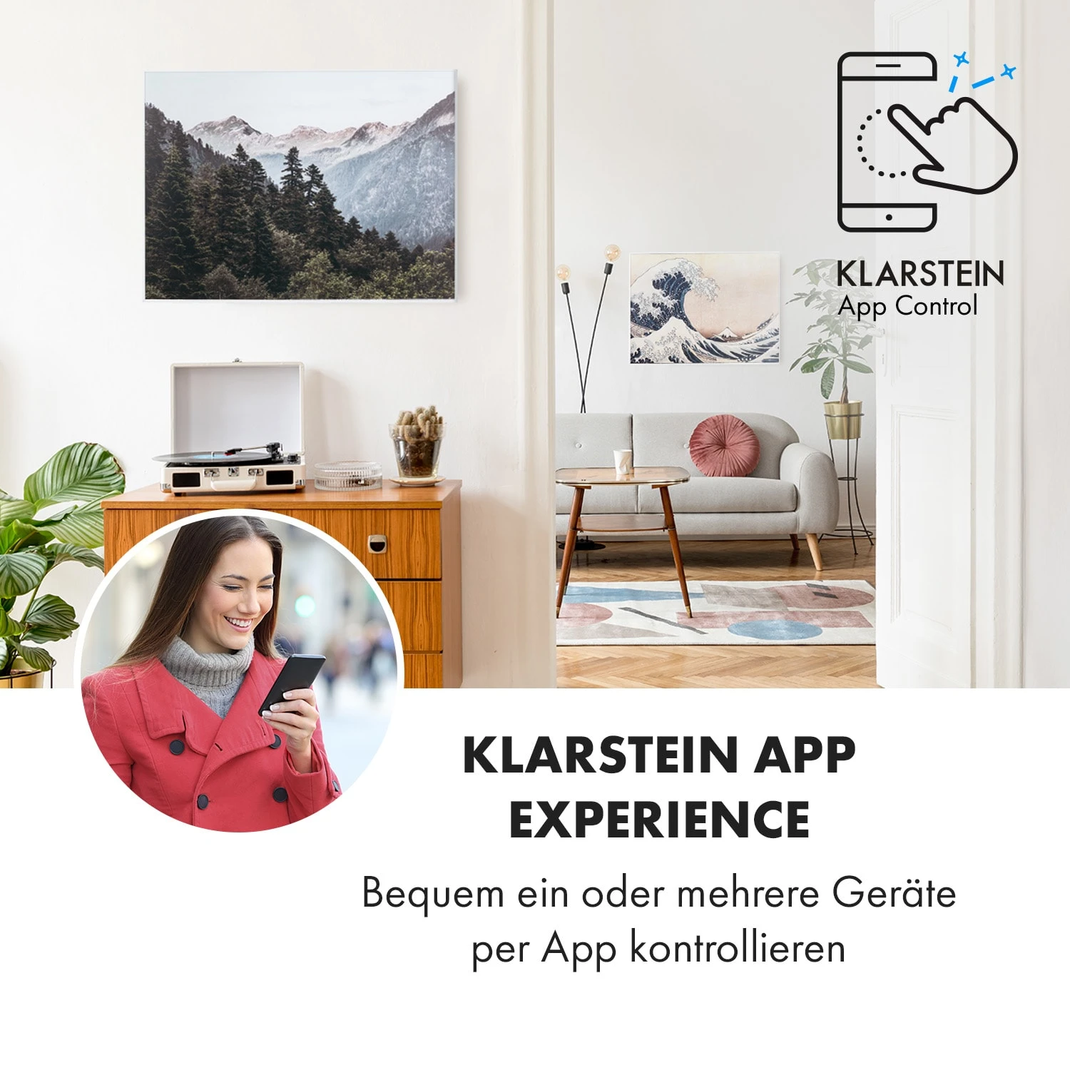 Wonderwall Air Art Smart Infrarotheizung 80x60cm 500W Wandmontage Berg Wonderwall Air Art Smart Infrarotheizung 80x60cm 500W Wandmontage Berg -Klarstein Verkaufs 10035121 de 0002 logo