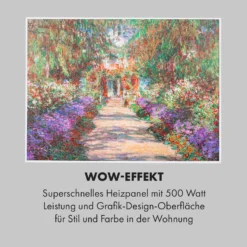 Wonderwall Air Art Smart Infrarotheizung 80x60cm 500W Wandmontage Gartenweg -Klarstein Verkaufs 10035126 de 0005 logo