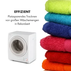 Jet Set 2500 Wäschetrockner Ablufttrockner 850W EEK C 2,5kg 50cm -Klarstein Verkaufs 10035137 de 0004 logo