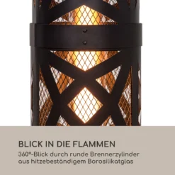 Goldflame Style Terrassenheizstrahler 11,2 KW 360°-Blick Mobil -Klarstein Verkaufs 10035140 de 0005 logo