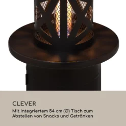 Goldflame Style Terrassenheizstrahler 11,2 KW 360°-Blick Mobil -Klarstein Verkaufs 10035140 de 0006 logo