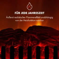 Leoben Elektrischer Kamin 900 / 1800 W Thermostat PanoramaView -Klarstein Verkaufs 10035148 de 0005 logo