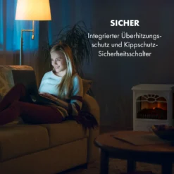 Leoben Elektrischer Kamin 900 / 1800 W Thermostat PanoramaView -Klarstein Verkaufs 10035148 de 0006 logo