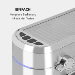 Futura Espressomaker 20 Bar 1450 Watt 20 Bar Wassertank: 1,25 Liter Rostfreier Edelstahl 5 Futura Espressomaker 20 Bar 1450 Watt 20 Bar Wassertank: 1,25 Liter Rostfreier Edelstahl -Klarstein Verkaufs 10035183 de 0006 logo