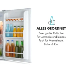 Spitzbergen Uni Kühlschrank 91 Liter 10-Liter-Gefrierfach 2 Böden -Klarstein Verkaufs 10035192 de 0005 logo