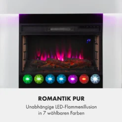 Aargau Smart Elektrischer Kamin 1000/2000W LED 18-27 °C Wochentimer -Klarstein Verkaufs 10035204 de 0003 logo