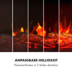 Aargau Smart Elektrischer Kamin 1000/2000W LED 18-27 °C Wochentimer -Klarstein Verkaufs 10035204 de 0005 logo