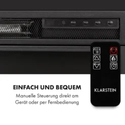 Aargau Smart Elektrischer Kamin 1000/2000W LED 18-27 °C Wochentimer -Klarstein Verkaufs 10035204 de 0009 logo