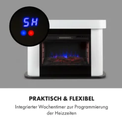 Aargau Smart Elektrischer Kamin 1000/2000W LED 18-27 °C Wochentimer -Klarstein Verkaufs 10035204 de 0010 logo