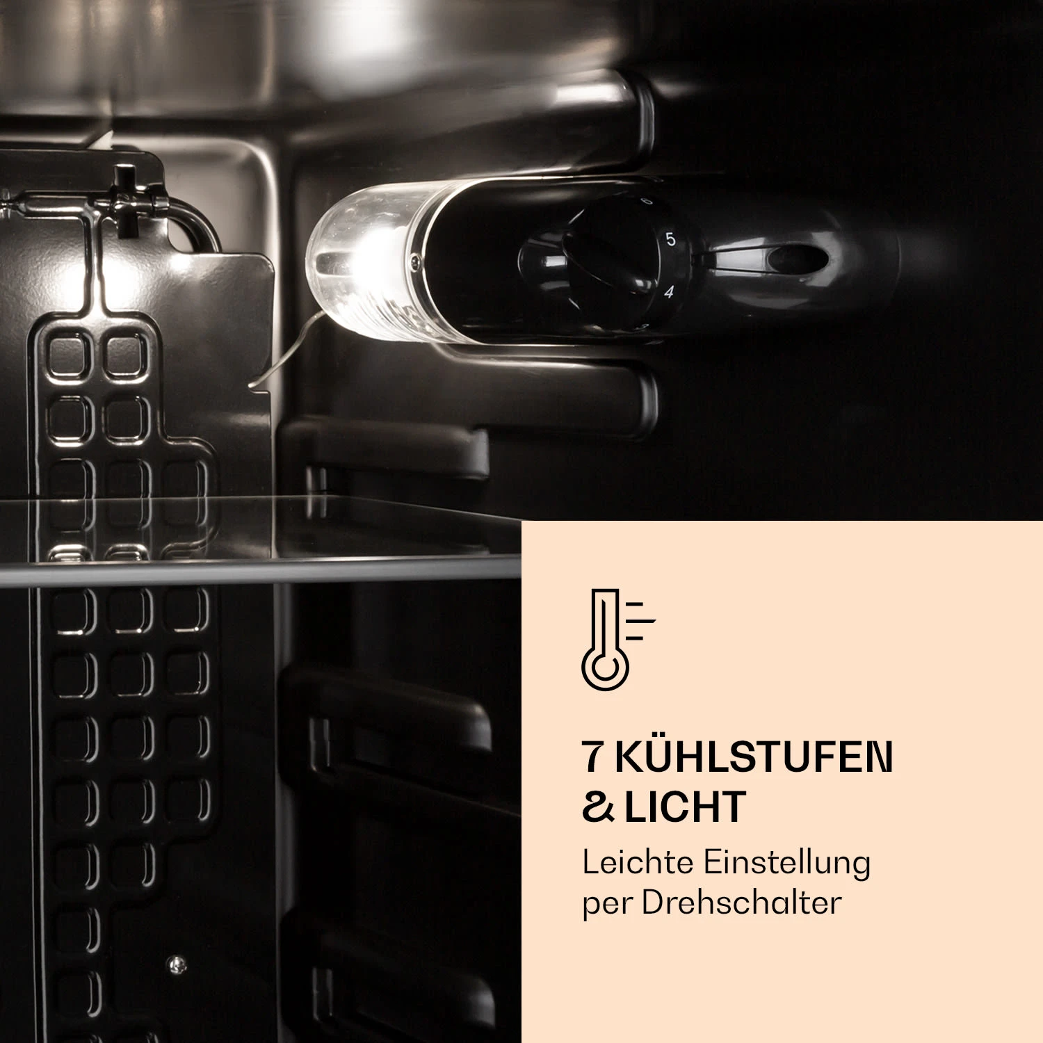 Obsidian Kühlschrank 90 Liter Gemüsefach Obsidian Kühlschrank 90 Liter Gemüsefach -Klarstein Verkaufs 10035207 de 0005 logo