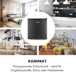 Obsidian Kühlschrank 46 Liter Gemüsefach -Klarstein Verkaufs 10035209 de 0004 logo