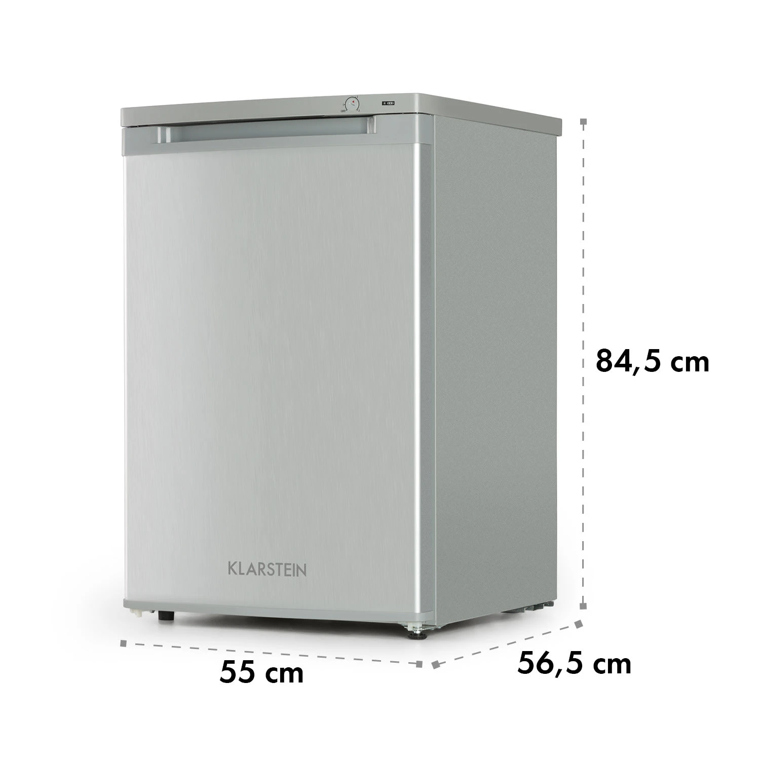 Garfield XXL Gefrierschrank 80l 3 Boxen Thermostat Garfield XXL Gefrierschrank 80l 3 Boxen Thermostat -Klarstein Verkaufs 10035211 yy 0009 logo Klastein Garfiel XXL Eco Silver80L Gefrierschrank