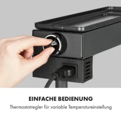 Appenzell XL Raclette Mit Grill 600 W Thermostat 2 Käseträger -Klarstein Verkaufs 10035218 de 0003 logo
