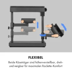 Appenzell XL Raclette Mit Grill 600 W Thermostat 2 Käseträger -Klarstein Verkaufs 10035218 de 0007 logo