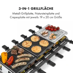 Fonduelette XL 3-in-1 Raclettegrill Fondue Naturstein 1650W 12 Pers 2 Fonduelette XL 3-in-1 Raclettegrill Fondue Naturstein 1650W 12 Pers -Klarstein Verkaufs 10035220 de 0003 logo