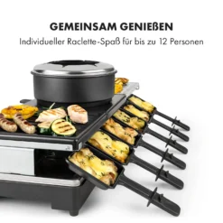 Fonduelette XL 3-in-1 Raclettegrill Fondue Naturstein 1650W 12 Pers 4 Fonduelette XL 3-in-1 Raclettegrill Fondue Naturstein 1650W 12 Pers -Klarstein Verkaufs 10035220 de 0005 logo