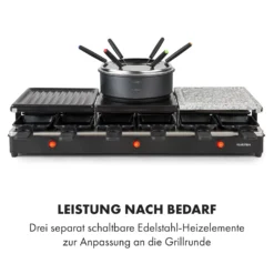 Fonduelette XL 3-in-1 Raclettegrill Fondue Naturstein 1650W 12 Pers 5 Fonduelette XL 3-in-1 Raclettegrill Fondue Naturstein 1650W 12 Pers -Klarstein Verkaufs 10035220 de 0006 logo