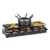 Fonduelette XL 3-in-1 Raclettegrill Fondue Naturstein 1650W 12 Pers