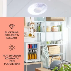 Brooklyn 42 Mini-Kühlschrank Glastür LED Ablage 2 Brooklyn 42 Mini-Kühlschrank Glastür LED Ablage -Klarstein Verkaufs 10035227 DE 0003 usp