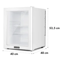 Brooklyn 42 Mini-Kühlschrank Glastür LED Ablage 6 Brooklyn 42 Mini-Kühlschrank Glastür LED Ablage -Klarstein Verkaufs 10035227 yy 0009 dimensions