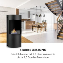 Phantasma Niro Ethanol-Kamin Sicherheitsbrenner Löschhilfe -Klarstein Verkaufs 10035229 de 0005 logo