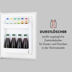 Happy Hour Minibar 5-15°C EEK G 25dB LED-Licht -Klarstein Verkaufs 10035241 de 0005 logo